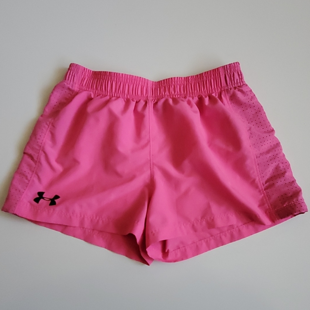 Under Armour Girls L Shorts - Picture 2 of 4